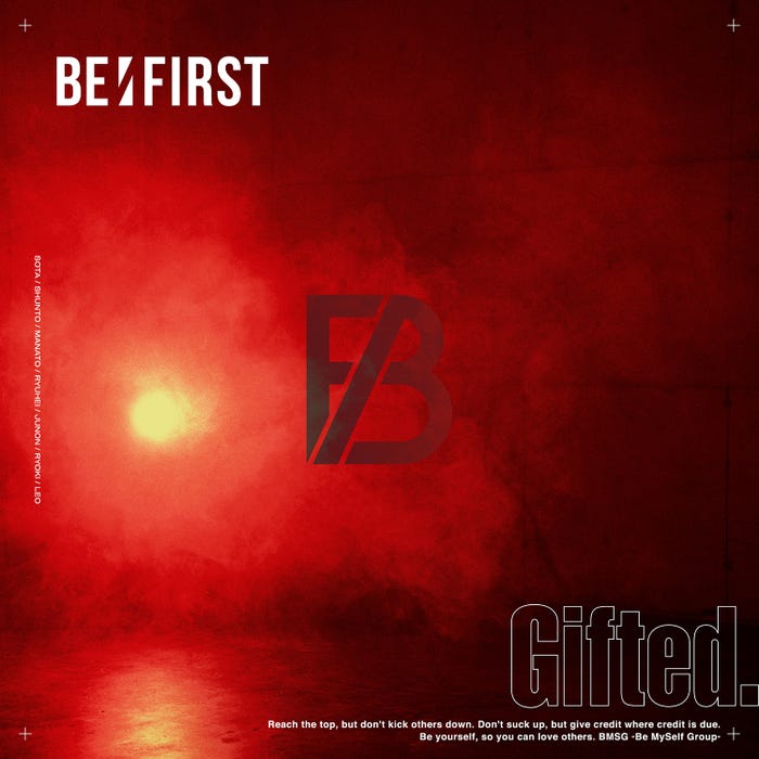 BE:FIRST「Gifted.」(提供写真)