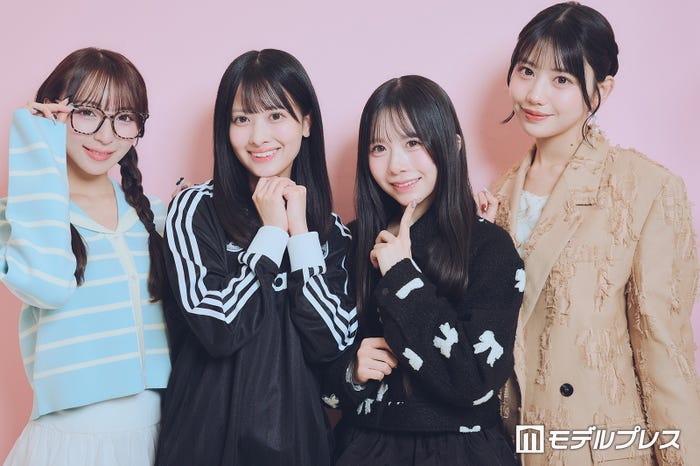 (左から)塩川莉世、庄司なぎさ、栗田なつか、白石まゆみ(C)モデルプレス