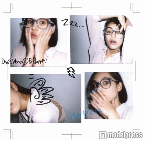 「Zoff（ハート）KIKO」めがねふき