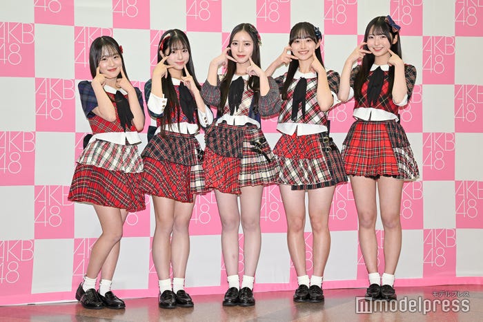 AKB4821期研究性/高橋舞桜、牧戸愛茉、森川優、渡邉葵心、田中沙友利(C)モデルプレス