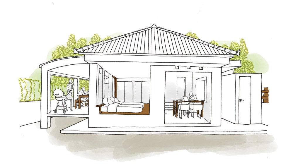 やんばる南瞑森室‐なんめいしんしつ‐withNIPPONIA／画像提供：Endemic Garden H