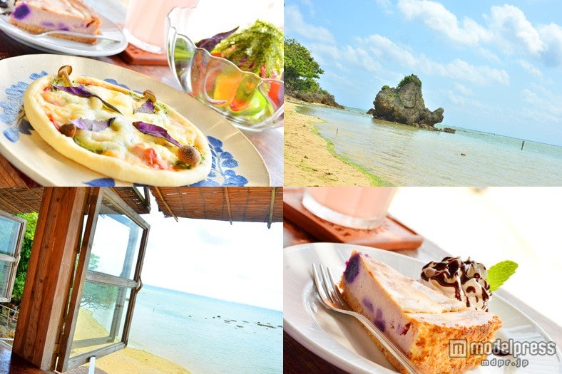 一度は訪れたい絶景カフェで、海と沖縄グルメをひとり占め