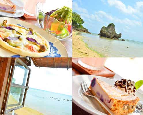 一度は訪れたい絶景カフェで、海と沖縄グルメをひとり占め