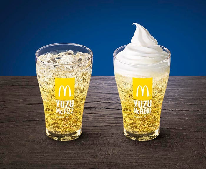 マックフィズゆず、マックフロートゆず