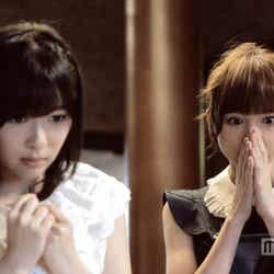 指原莉乃、篠田麻里子/新CM「AKB48 殺人事件FILE‐1」篇より