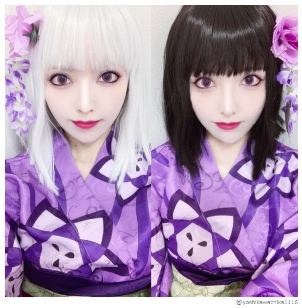 双子モデル吉川ちか「鬼滅の刃」コスプレ「再現度高い」と反響 姉・ちえとの“禰豆子”も話題に
