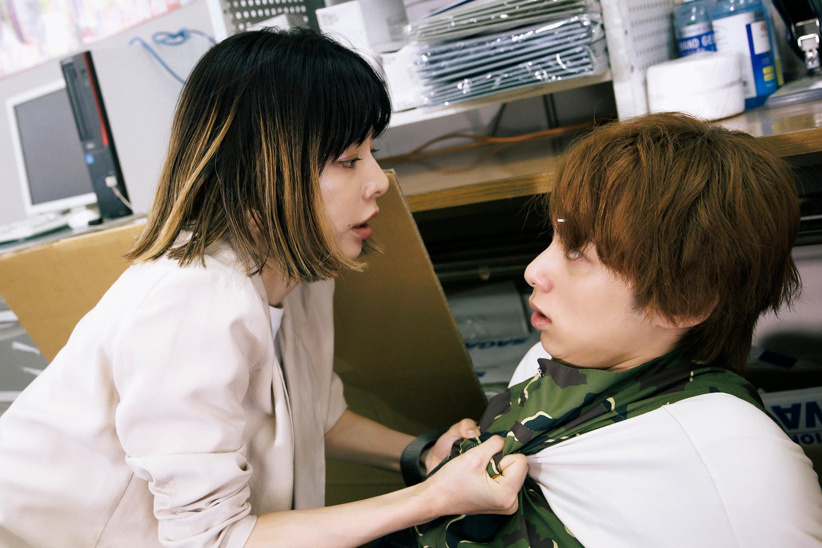 桜井ユキ、尾崎匠海「ライオンの隠れ家」第7話（C）TBS