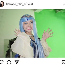 川瀬莉子、全身ブルーの王女様コスプレに反響「とんでもなく萌えた」