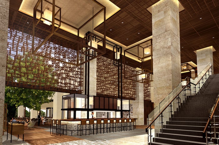 ロビーバー／画像提供：ハイアット リージェンシー 瀬良垣アイランド 沖縄