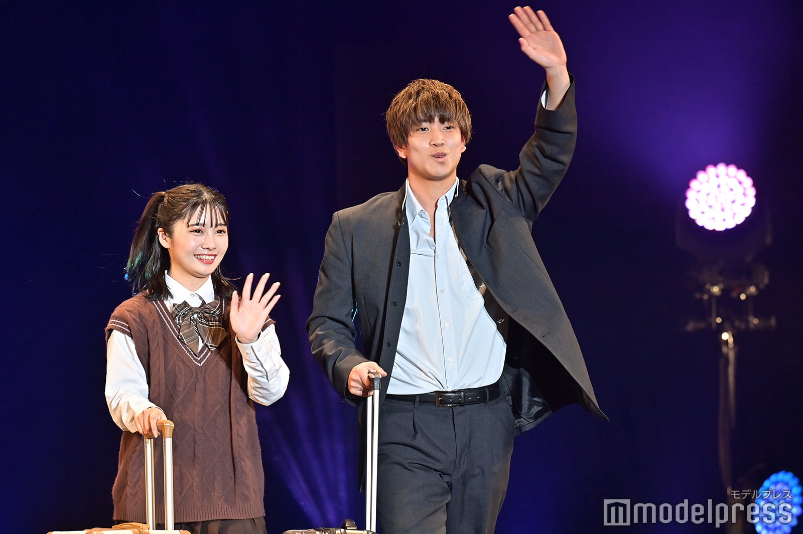 白間太陽、実熊瑠琉 （C）モデルプレス