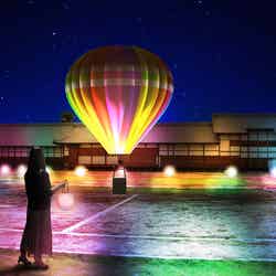 夜歩きアート県庁NAKED GARDEN SAGA/画像提供:ネイキッド