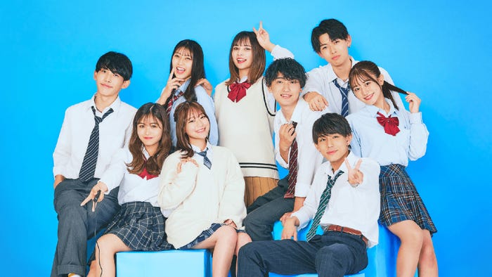 (上段左から時計回りに)えいと、とあ、メガン、ましろ、しょうご、ひなた、さつき、るあ、のあ「今日、好きになりました。-チュンムン編-」(C)AbemaTV, Inc.