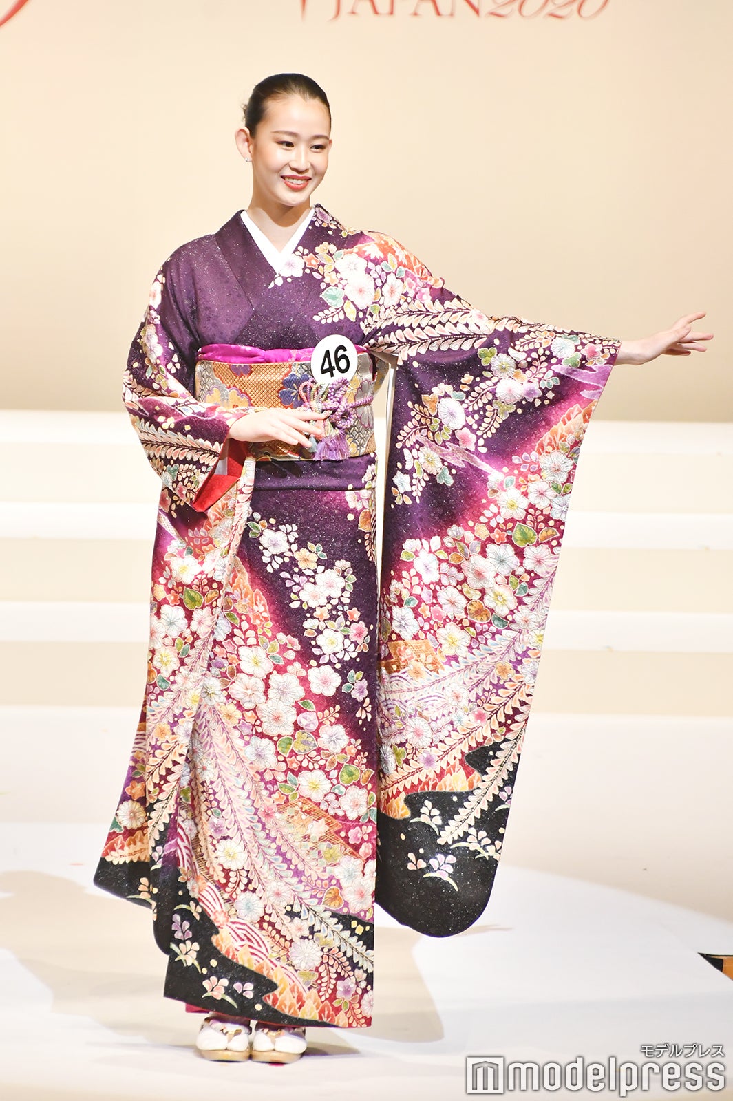 着物審査の様子／「2020ミス・インターナショナル日本代表選出大会」（C）モデルプレス