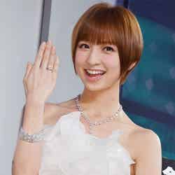 映画「TIME／タイム」ジャパンプレミアに登壇したAKB48篠田麻里子