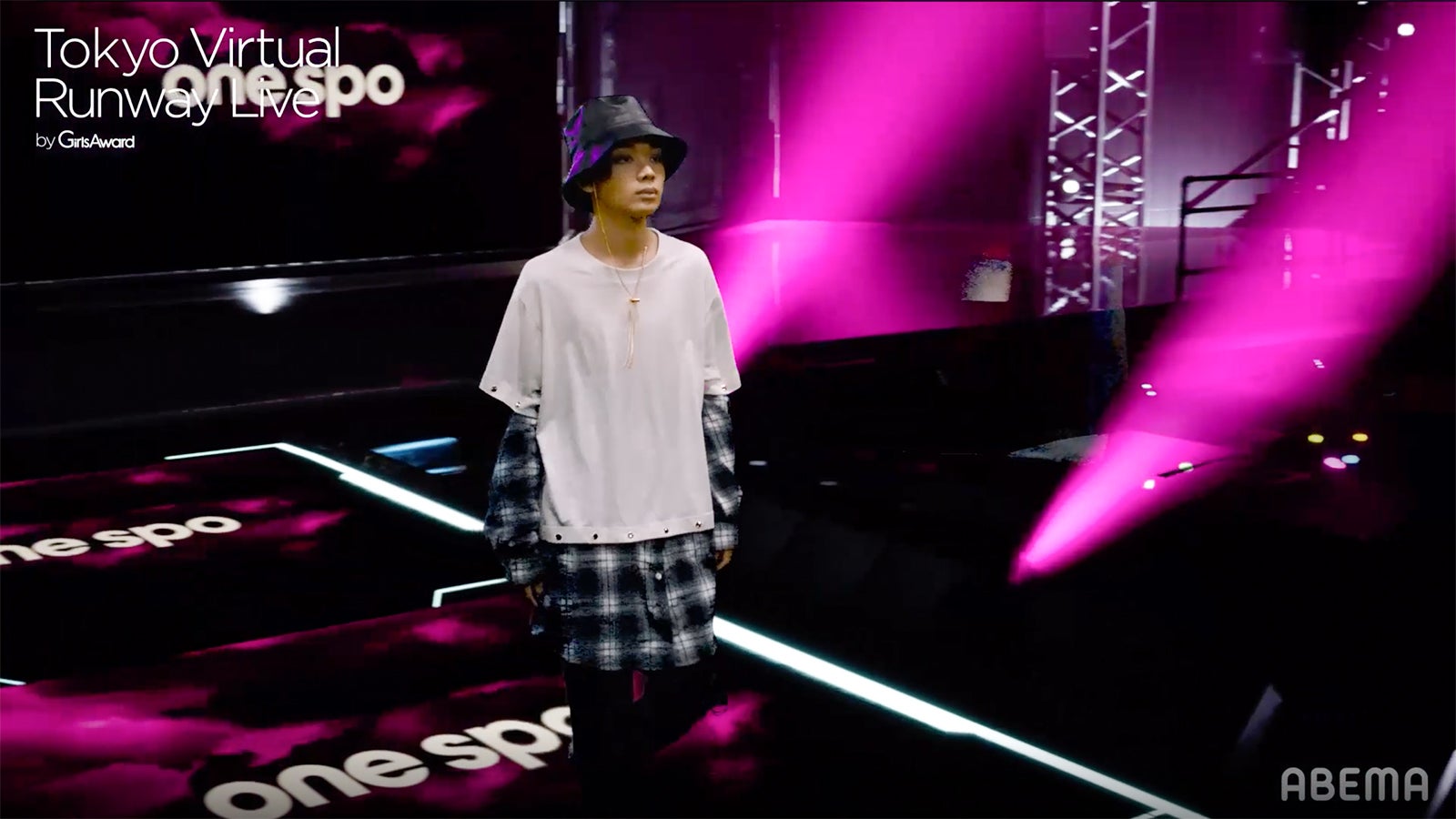 宮世琉弥（C）Tokyo Virtual Runway Live by GirlsAward （C）AbemaTV, Inc.