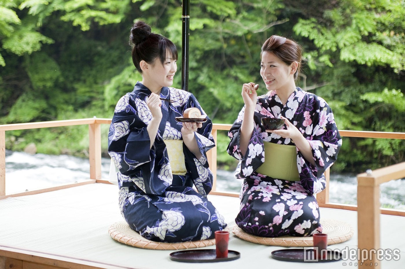 加賀の銘茶を飲みながらのんびり／画像提供：山中温泉観光協会・旅館協同組合