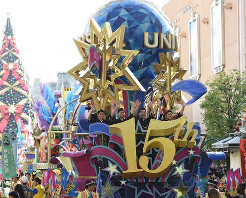 USJ、“史上初”の15周年記念パレードお披露目 “やり過ぎ”お練りに熱狂