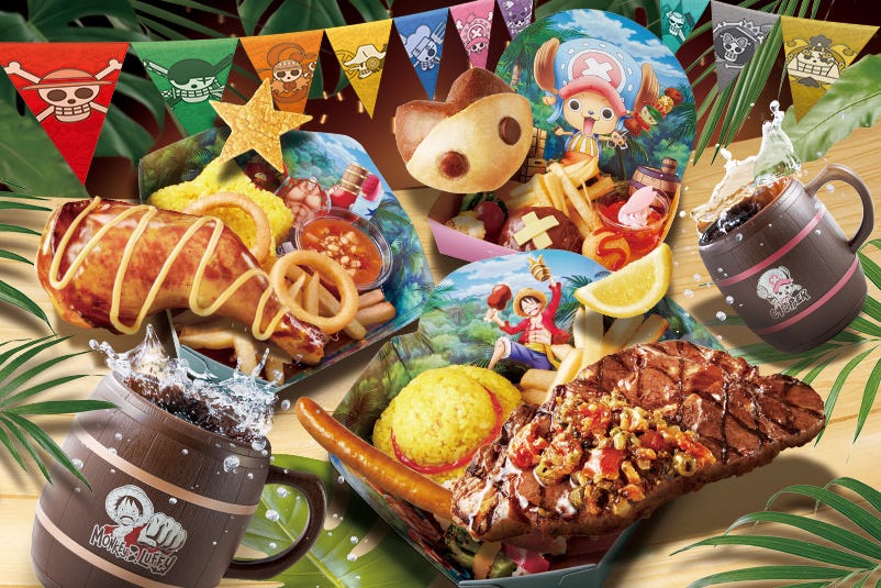 USJ「ワンピース・プレミア・サマー 2023」コラボフードやグッズ公開 カチューシャ&食べ歩きメニューも充実