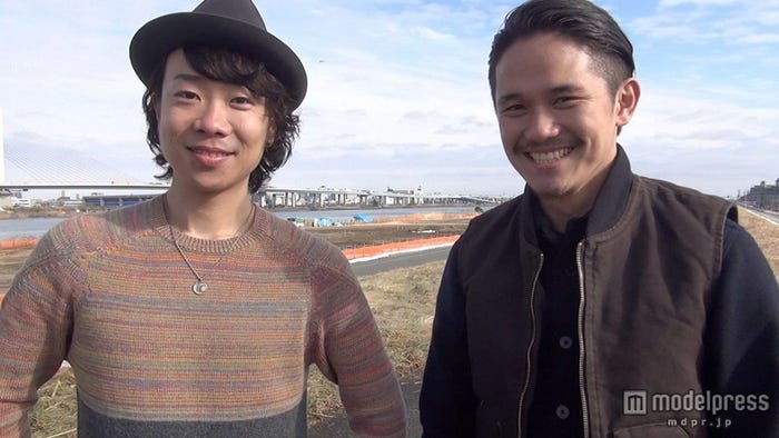 元テラスハウス宮城大樹(右)とハジ→(左)がコラボレーション
