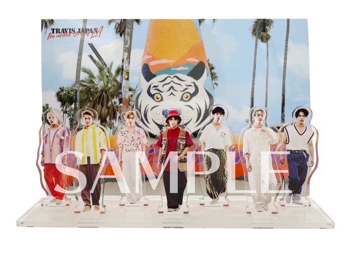 Travis Japan「Travis Japan -The untold story of LA-」ファンクラブ盤特典アクリルスタンド(提供写真)