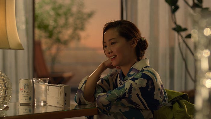 沢尻エリカ/新CM「singing horoyoi erika」篇(提供画像)