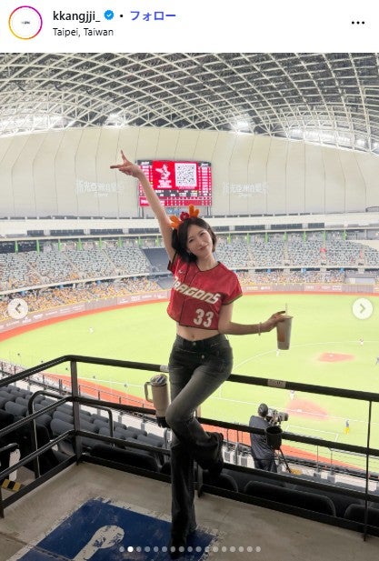 知英Instagramより