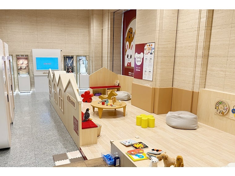 ミキハウス 東京国立博物館の休憩スペース新設を支援