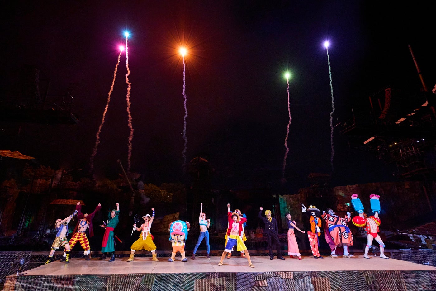 ワンピース・プレミアショー／画像提供：ユニバーサル・スタジオ・ジャパン