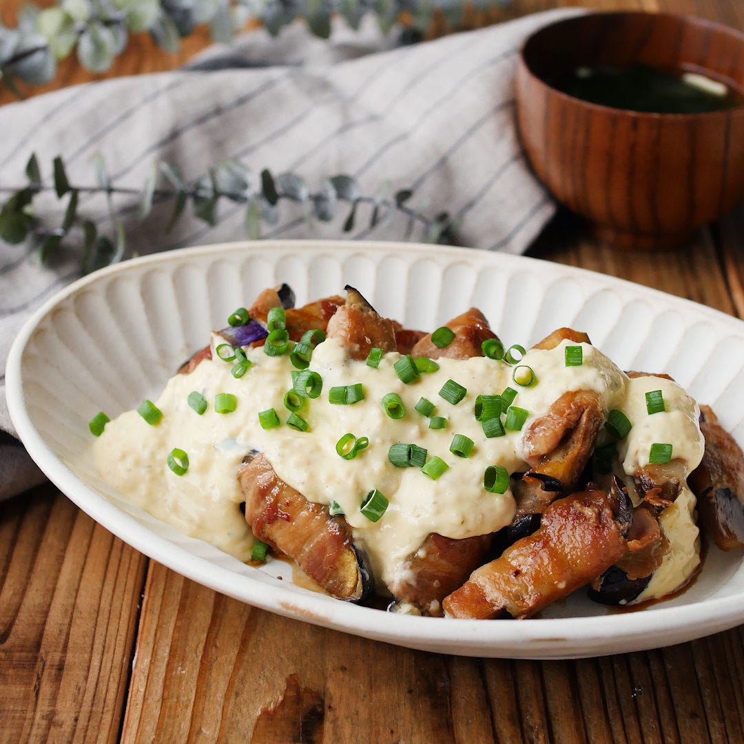 甘辛こってり。肉巻きなす南蛮