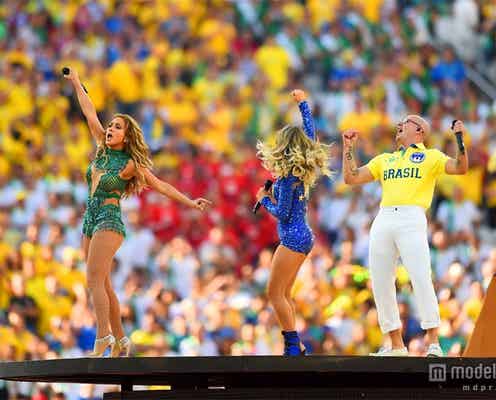 W杯開幕!ジェニロペ、ピットブルが開会式で迫力のパフォーマンス ブラジル勝利で6万人熱狂