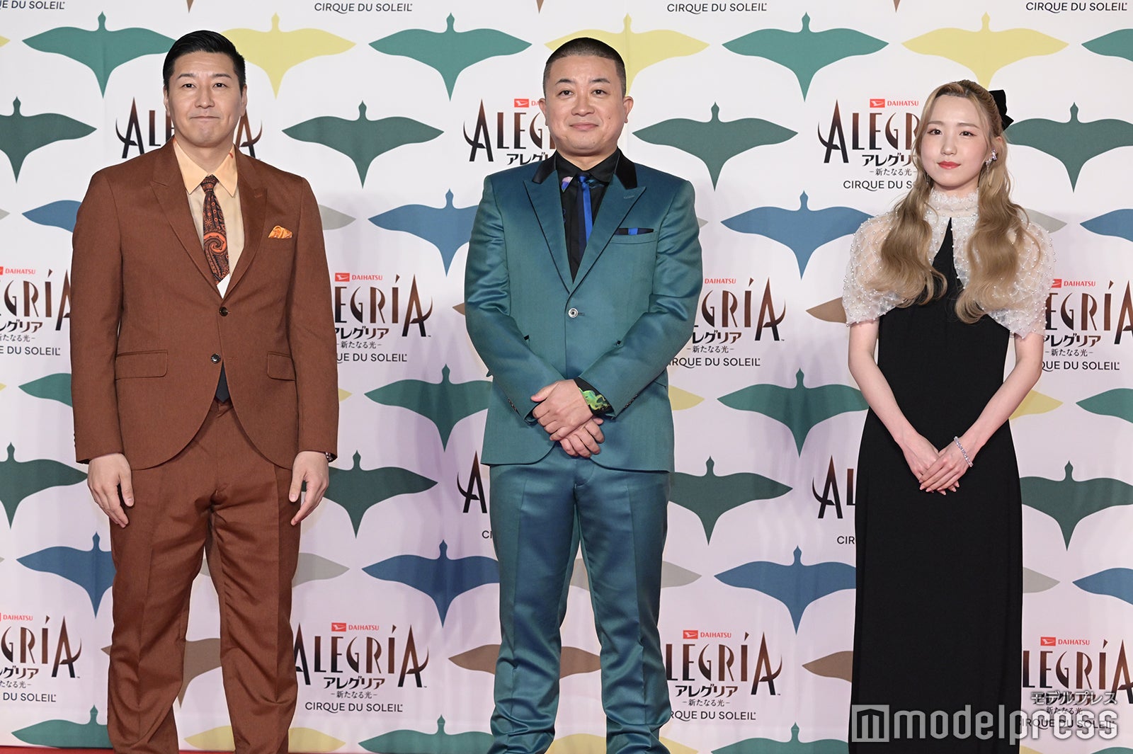 長田庄平、松尾駿、本田仁美 （C）モデルプレス