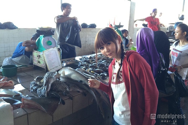 コタキナバルの魚市場は珍しい魚でいっぱい