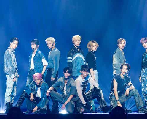 INI、初日トリの大役 新曲初お披露目&パワフルパフォーマンスで歓声止まず<KCON JAPAN 2023>