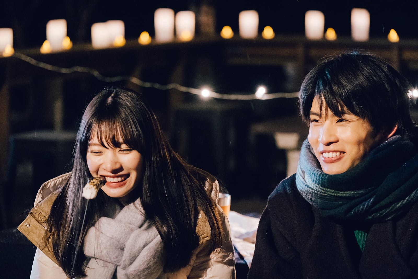 中川紅葉、柊太朗「花束とオオカミちゃんには騙されない」第1話（C）AbemaTV, Inc.