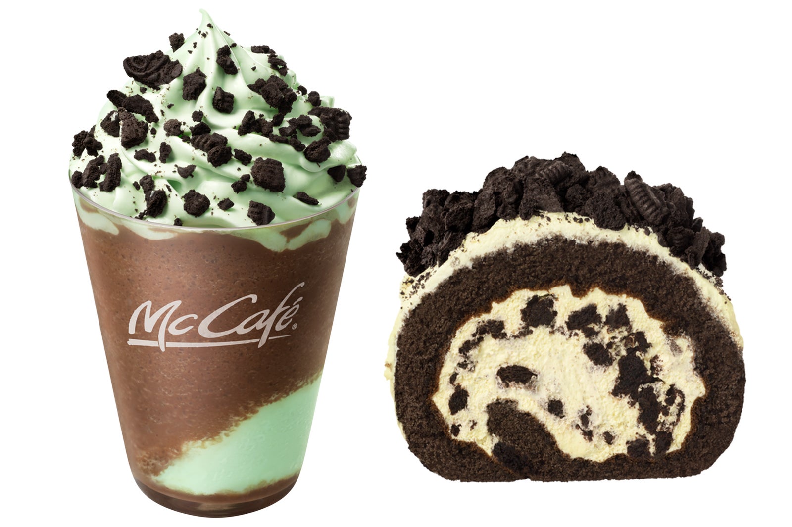 【マクドナルド新作メニュー】「オレオ クッキー チョコミントフラッペ」 爽やかなミントとザクザク食感