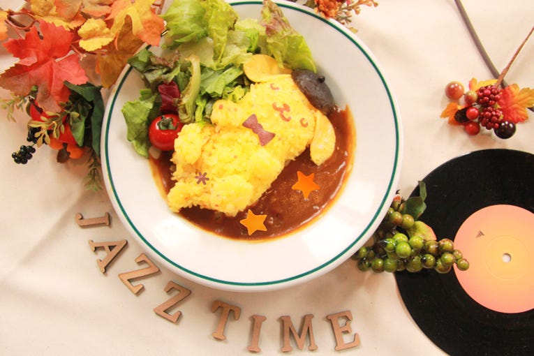 ポムポムプリン×タワレコカフェが初コラボ 可愛いキャラパンケーキやカフェ飯でお出迎え