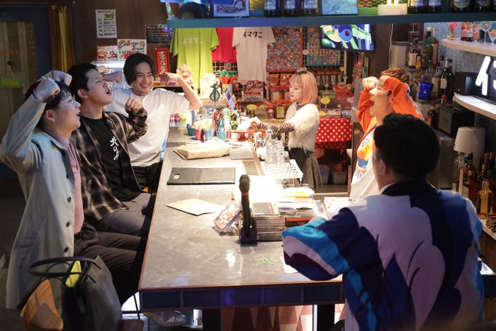 水川かたまり、工藤阿須加、間宮祥太朗「良いこと悪いこと」(C)日本テレビ