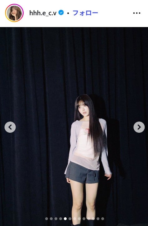 HONG EUNCHAE Instagramより