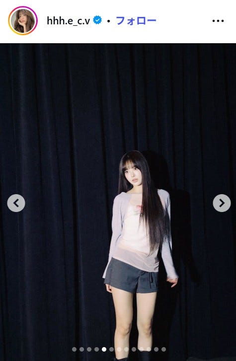 HONG EUNCHAE Instagramより