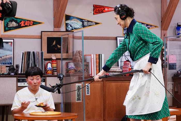 松尾駿、草刈民代(C)日本テレビ