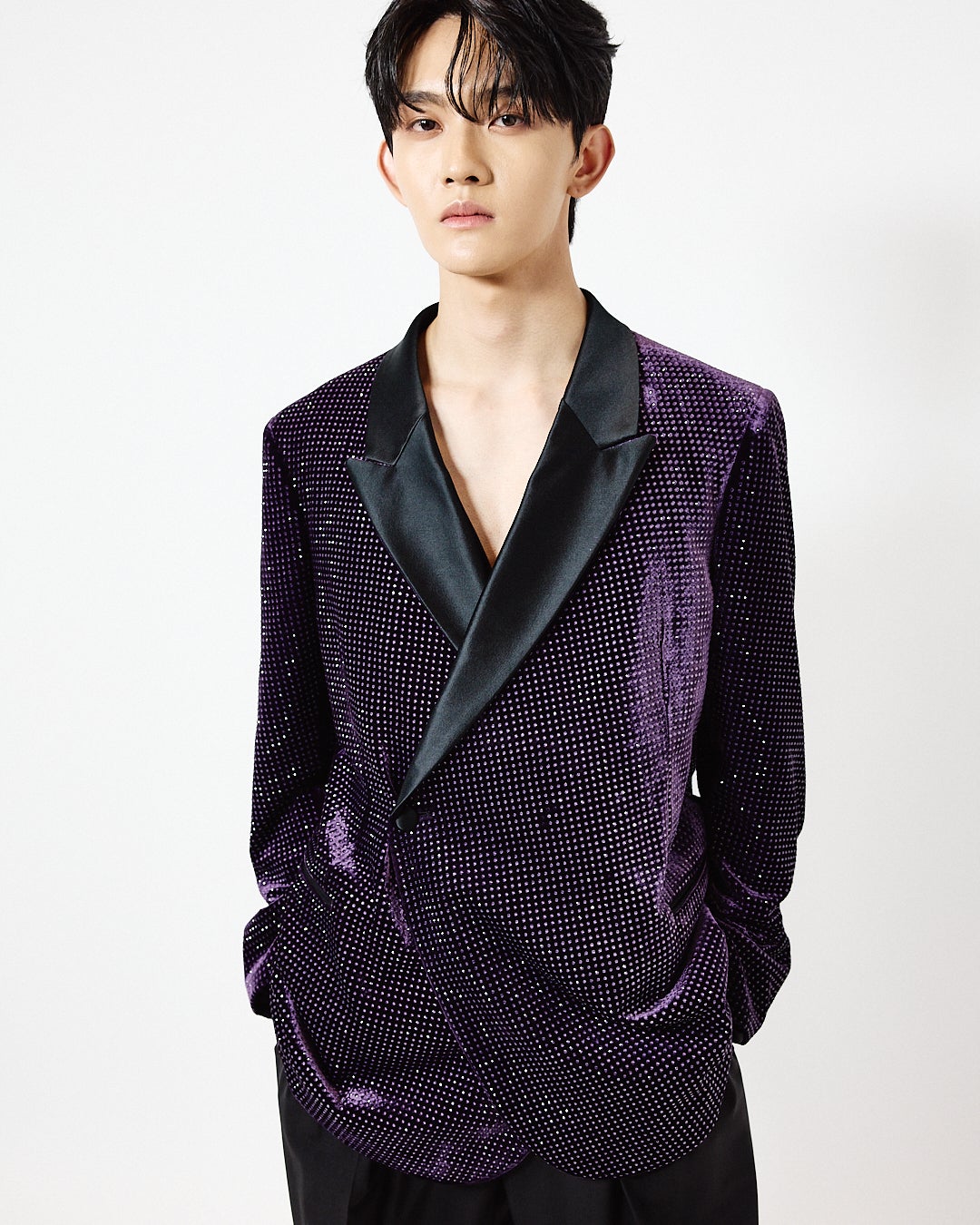 田島将吾「エンポリオ アルマーニ24春夏ウィメンズコレクションショー」より（提供写真）