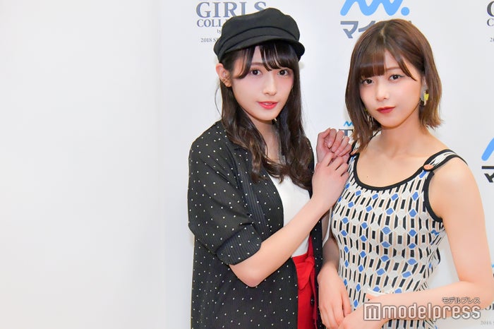 渡辺梨加&渡邉理佐(C)モデルプレス