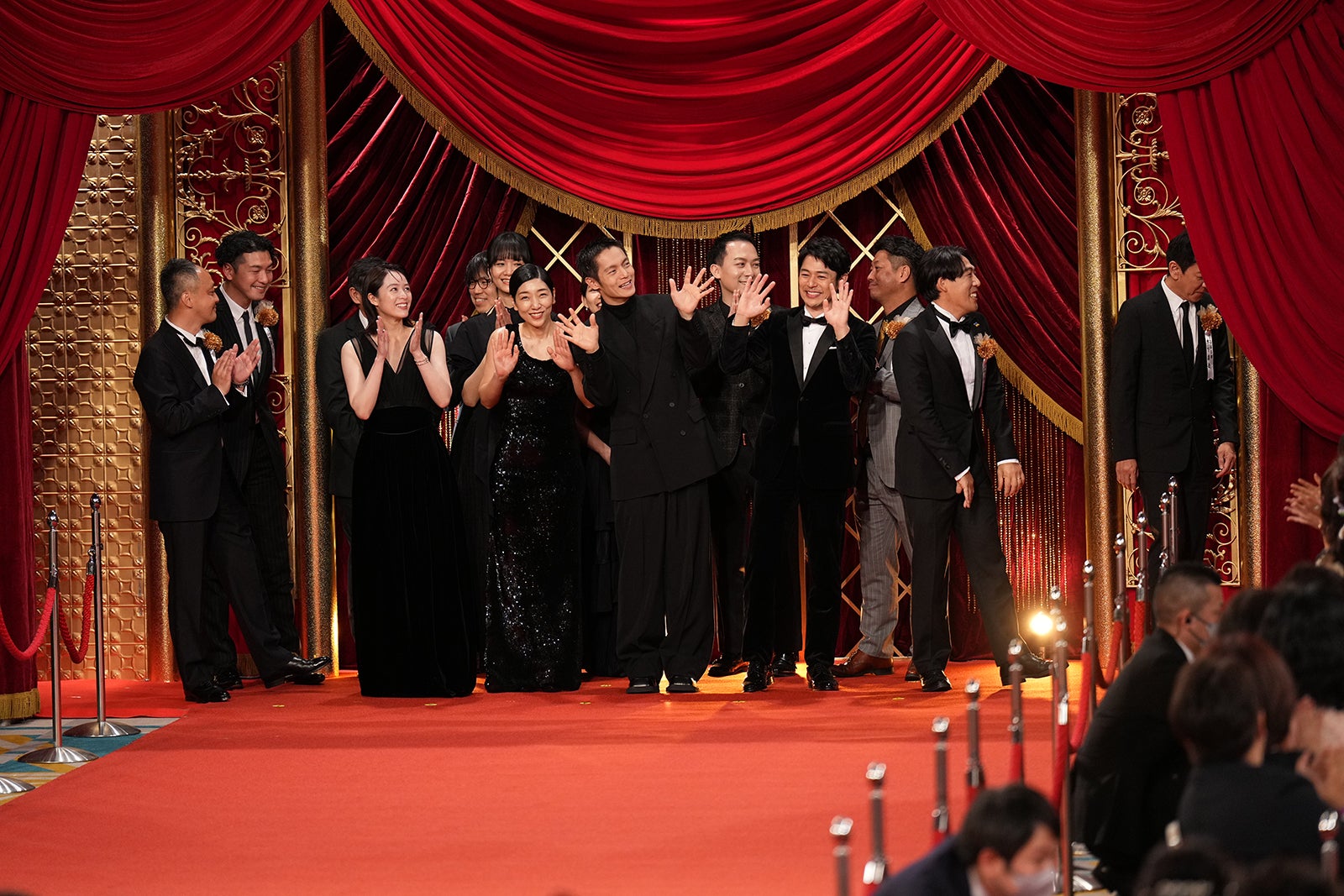 妻夫木聡ら（写真提供：東京写真記者協会）