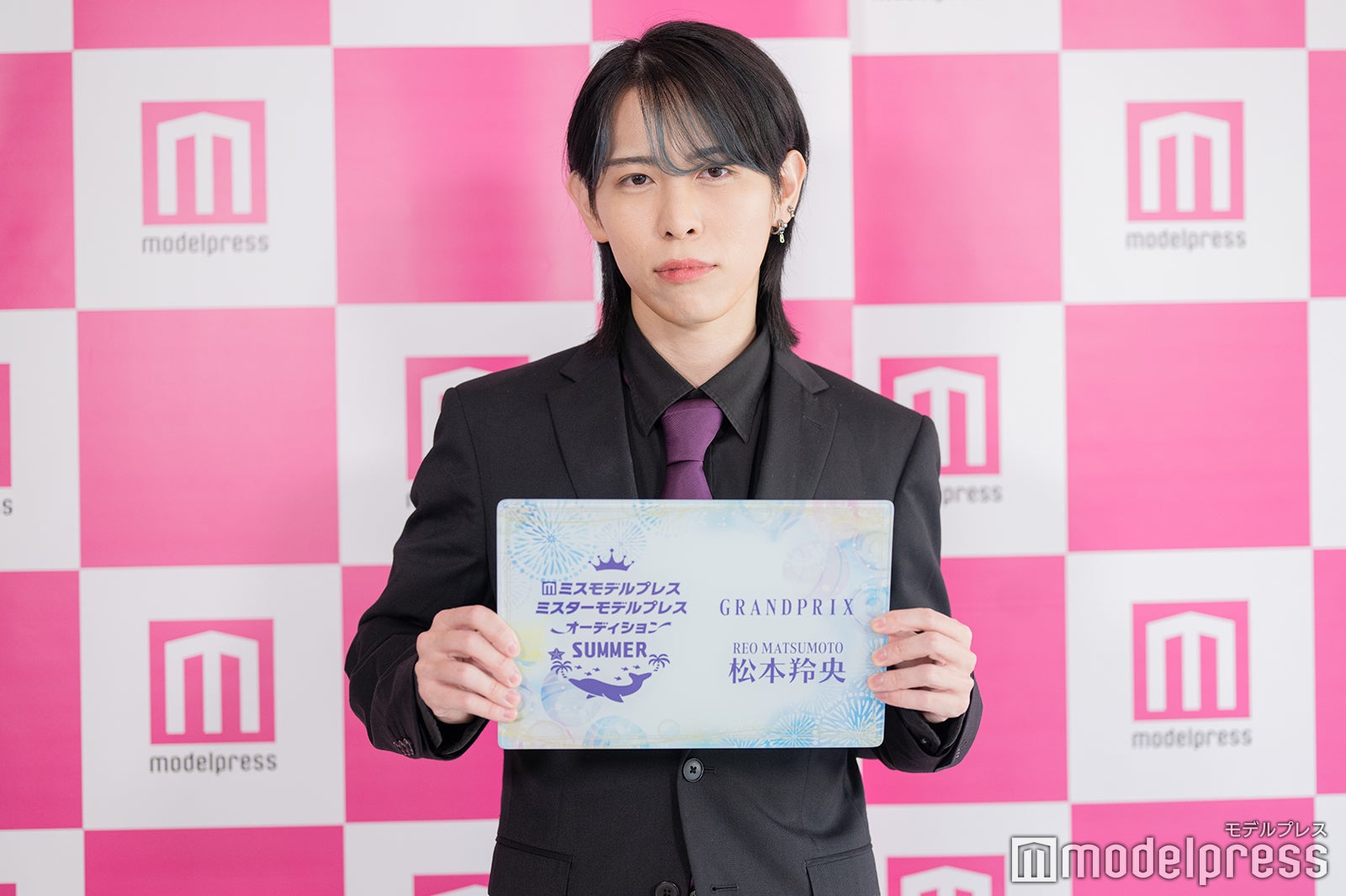 「ミスターモデルプレスオーディション 2023 SUMMER」グランプリ・松本羚央さん（C）モデルプレス