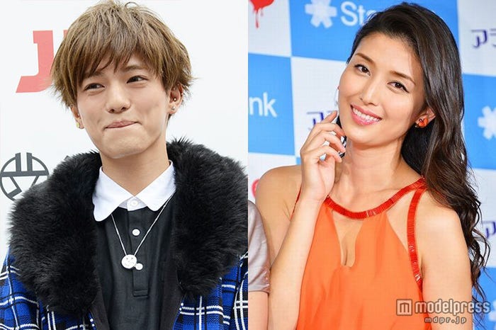 同居生活を明かしたこんどうようぢ(左)と橋本マナミ(右)(C)モデルプレス