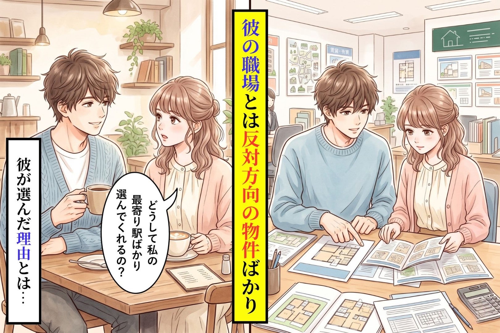 彼が私の駅の物件ばかり選ぶ理由。優しさだと思っていたのに返ってきた最低の答え
