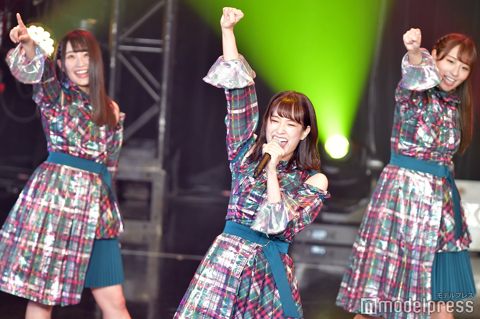 潮紗理菜、佐々木久美、井口眞緒「TOKYO IDOL FESTIVAL 2018」 （C）モデルプレス