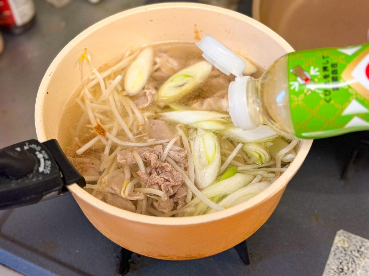もやしのカレースープ