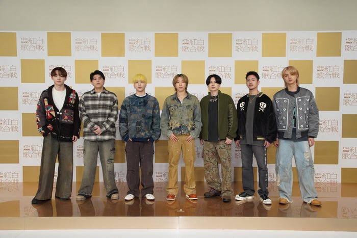 BE:FIRST/(左から)RYUHEI、LEO、SHUNTO、SOTA、MANATO、RYOKI、JUNON(提供写真)