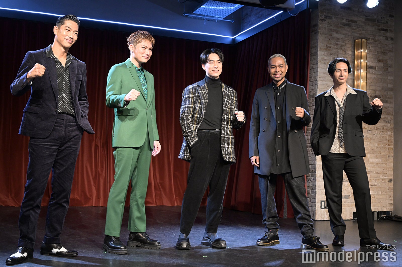 （左から）EXILE AKIRA、EXILE SHOKICHI、EXILE TETSUYA、EXILE NESMITH、橘ケンチ （C）モデルプレス